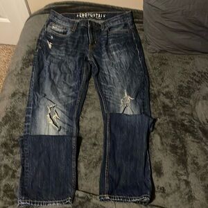 men’s slim straight jeans